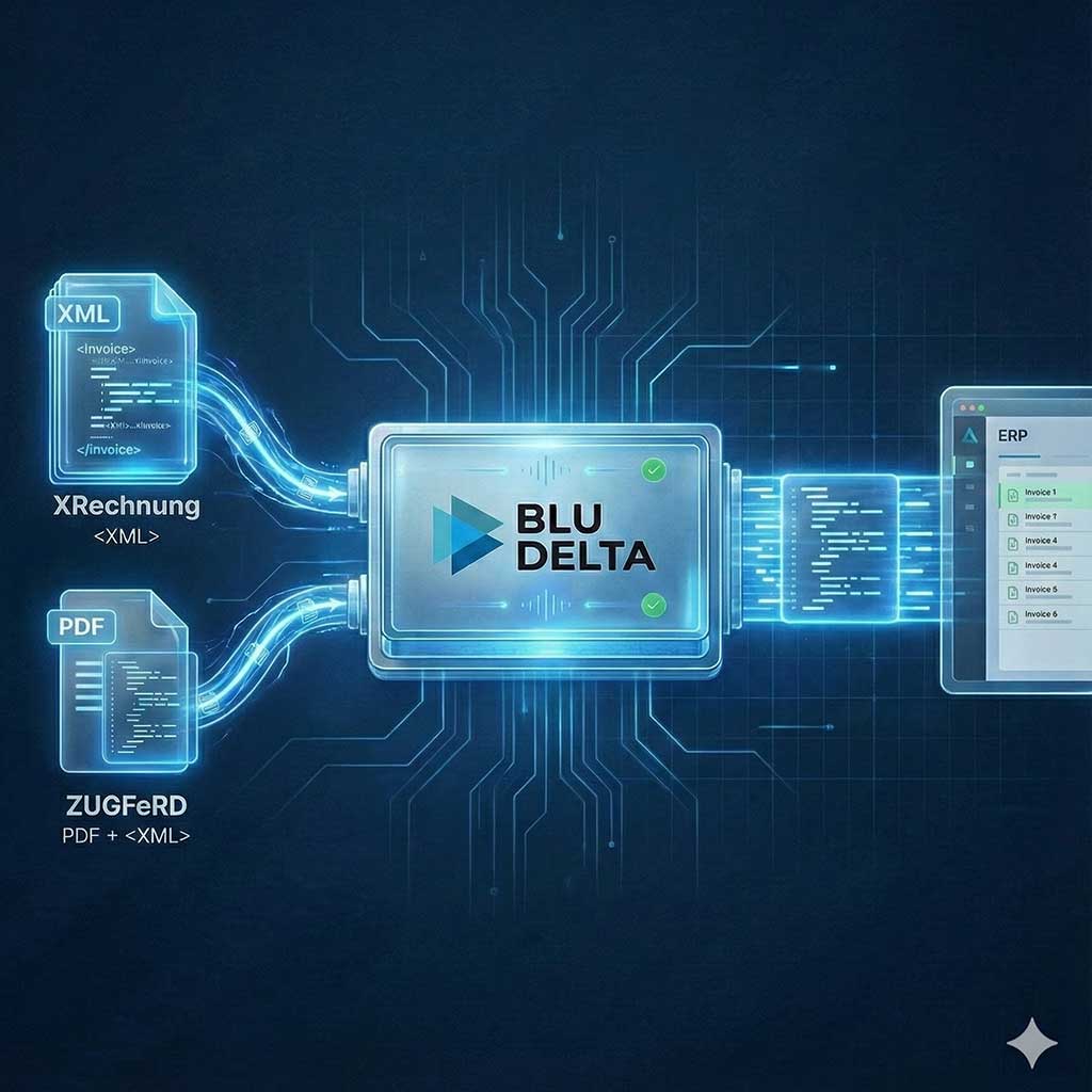 Von-PDF-zur-E-Rechnung—Übergangsphase-effizient-meistern Computergrafisch symbolisierte Übergangsphase PDF zu E-Rechnung